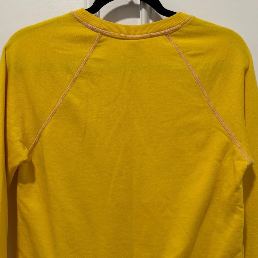 LEGO x Target Women's Size XS Yellow‎ Sweatshirt Embossed Minifigure Face Casual